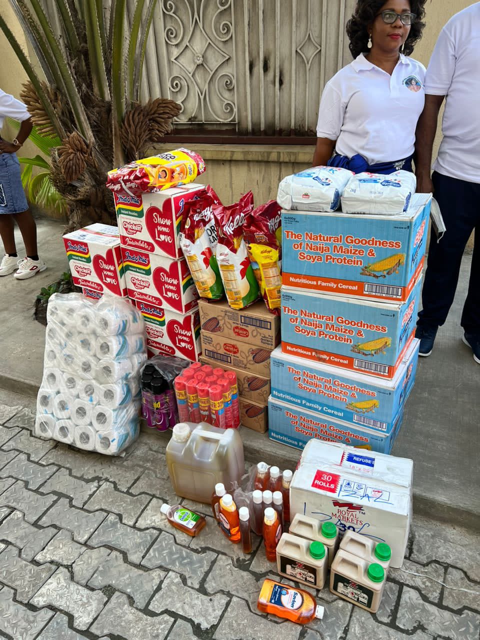 Food and household items distribution to the orphans and the poor in the society. 8