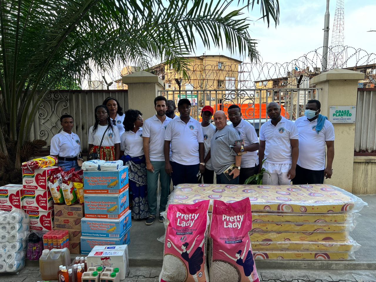 Food and household items distribution to the orphans and the poor in the society. 10